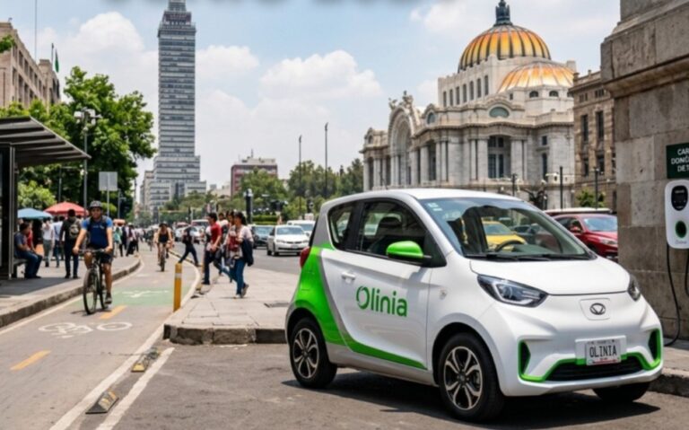 Auto electrico Olinia será presentado en Junio del 2026