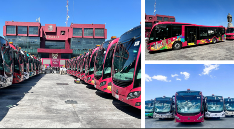 Tuzobús fortalece la movilidad en Hidalgo con 80 nuevos autobuses de última generación