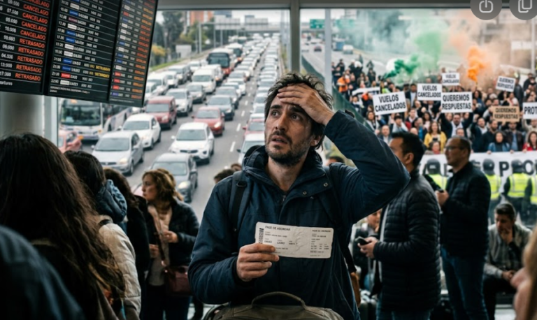 ¿Vuelas hoy? Lanzan alerta por bloqueos cerca del AICM y podrías perder tu vuelo