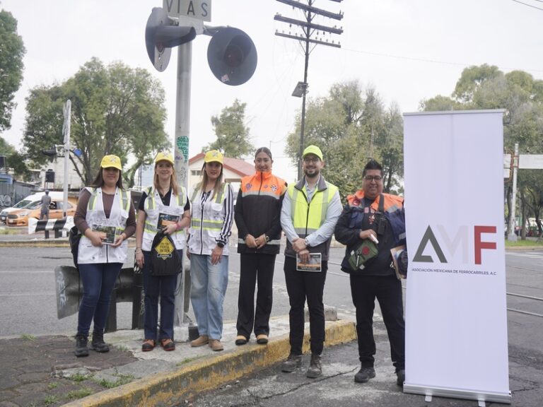 AMF fortalece prevención en cruces ferroviarios del país